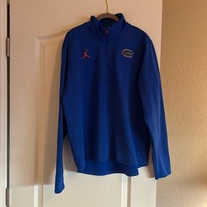 Jordan Florida Gator 3/4 zip shirt